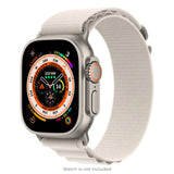 Apple Watch Series 10 (GPS + Cellular 46mm) - Silver Aluminum With Starlight Alpine Loop Band