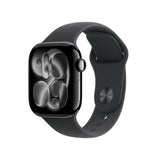 Refurbished Apple Watch Series 11 - GPS 42MM - Just Black Aluminum With Black Alpine Loop Band