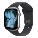 Refurbished Apple Watch Series 11 - GPS 46MM - Silver Aluminum With Black Sport Band