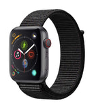 Apple Watch Series 4 (GPS + Cellular 44MM ) - Space Grey Aluminum With Black Sport Loop