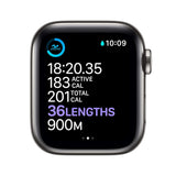 Apple Watch Series 6 (GPS + Cellular 40mm) - Graphite Stainless With Black Sport Band