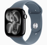 Apple Watch Series 7 ( GPS 45mm ) - Blue Aluminum With Black Sports Band