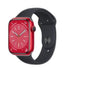 Apple Watch Series 8 ( GPS + Cellular 41MM ) - Red Aluminum with Ocean Silicone Black Sports Band