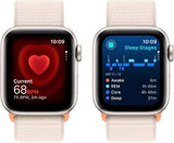 Apple Watch Series SE 1st Gen (2020) - GPS - 44mm - Starlight with Pink Sport Loop Band