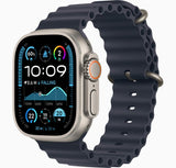 Apple Watch Ultra 2 - Cellular - 49mm - Natural Titanium With Blue Alpine Loop Watch