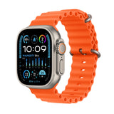 Apple Watch Ultra 2 - Cellular - 49mm - Natural Titanium with Orange Alpine Loop