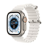 Apple Watch Ultra - Cellular - 49mm - Titanium, Ceramic Back, Sapphire Crystal, White Alpine Loop