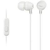 Sony Earphones with Smartphone Control White MDREX15AP
