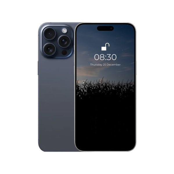 iPhone 15 pro max Blue Titanium