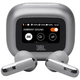 JBL Live Flex 3 Wireless Noise Cancelling Earbuds Silver