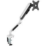 J.Burrows Single Monitor Arm 10"-30" with Dual USB White - As New Open Box