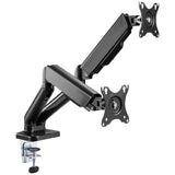 Brateck Gas Spring Dual Monitor Arm 17"-32"