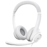 Logitech H390 USB Computer Headset White