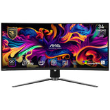 Refurbished MSI MAG 34" UWQHD 175Hz OLED Curved Gaming Monitor 341CQP