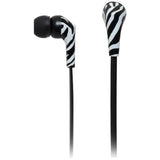 Otto In-Ear Earphones Zebra