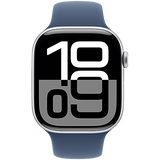 Apple Watch Series 10 (GPS + Cellular 42mm) - Silver Aluminum - Sport Band Blue