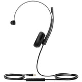 Yealink UH34 Mono Corded On-Ear Headset Black