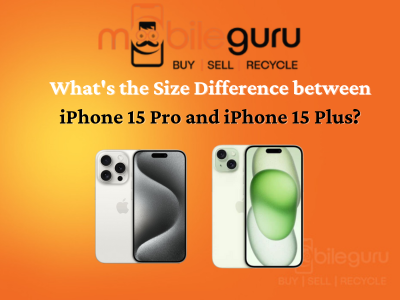 What's the size difference between iPhone 15 Pro and iPhone 15 Plus?