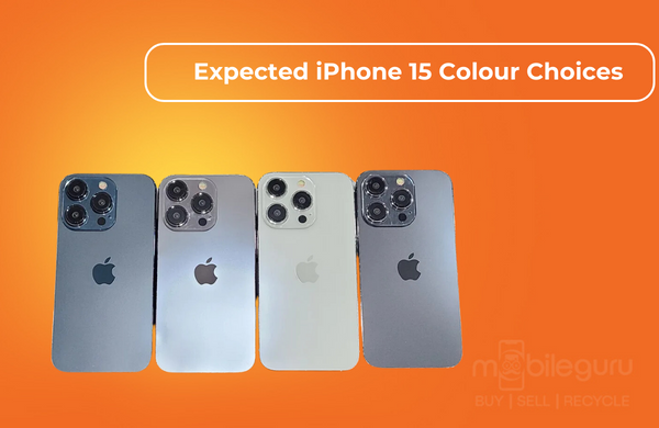 Expected iPhone 15 Colour Choices