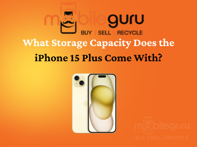 What storage capacity does the iPhone 15 Plus come with?