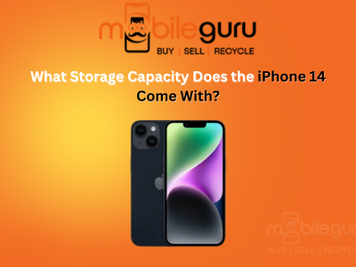 What storage capacity does the iPhone 14 come with?