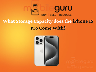 What storage capacity does the iPhone 15 Pro come with?