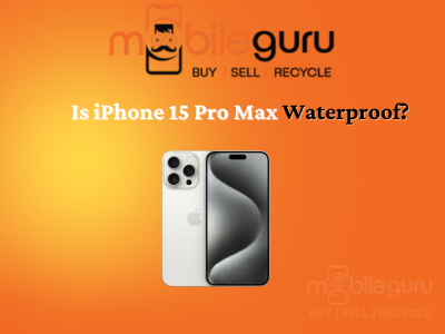 Is iPhone 15 Pro Max waterproof?