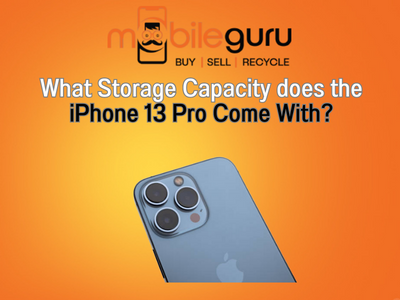 What storage capacity does the iPhone 13 Pro come with?