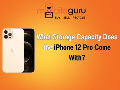 What storage capacity does the iPhone 12 Pro come with?