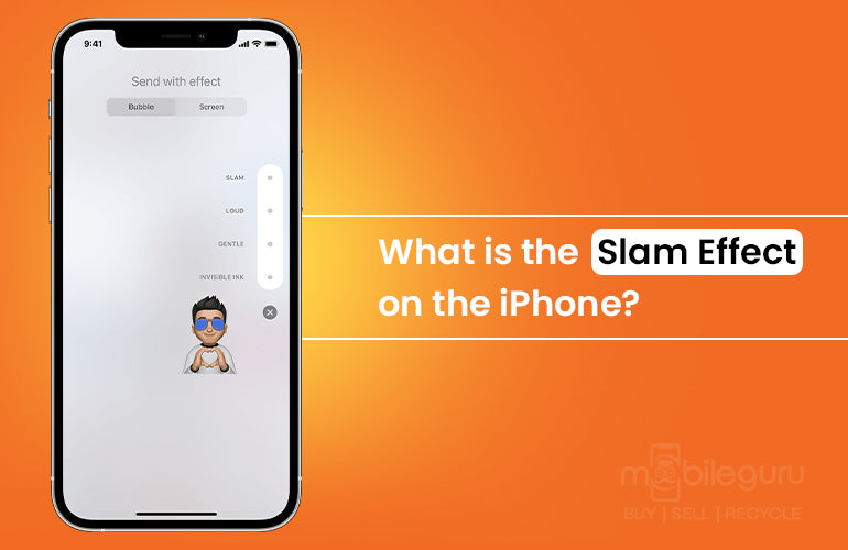 What is the Slam Effect on the iPhone?