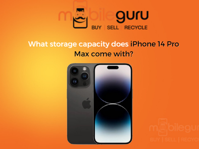 What storage capacity does iPhone 14 Pro Max come with?