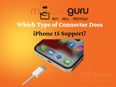 Which type of Connecter does iPhone 15 support?