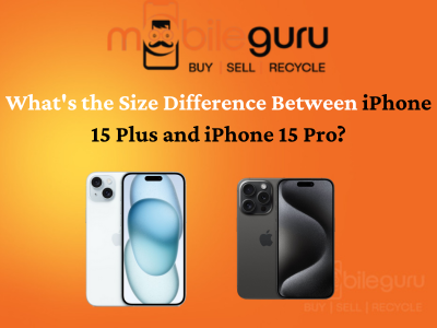 What's the size difference between iPhone 15 Plus and iPhone 15 Pro?