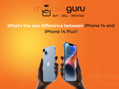What's the size difference between iPhone 14 and iPhone 14 Plus?