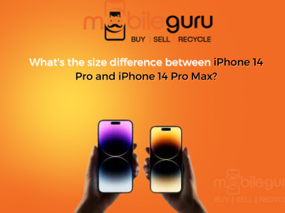What's the size difference between iPhone 14 Pro and iPhone 14 Pro Max?