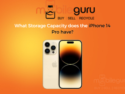 What storage capacity does the iPhone 14 Pro have?