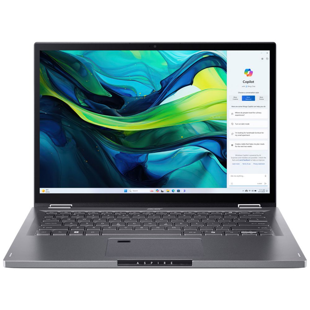 Refurbished Acer 14 Aspire Spin 2-in-1 Laptop Core Ultra 5 16GB/512GB