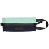 Any Day Now Expander Pouch Small Aqua/Dark Navy