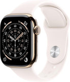 Apple Watch Series 10 (46mm) GPS + Cellular – Slate Titanium Case with White Alpine Loop Band