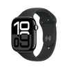 Apple Watch Series 10 (GPS 50mm) -  Jet Black Aluminum - Sport Band Black