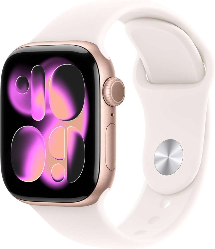 Refurbished Apple Watch Series 11 - GPS 42MM - Rose Gold Aluminum With Light Blush Sport Band