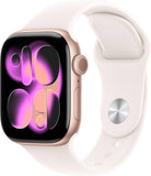 Refurbished Apple Watch Series 11 - GPS 42MM - Rose Gold Aluminum With Light Blush Sport Band