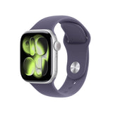 Refurbished Apple Watch Series 11 (42mm) GPS - Silver Aluminum Case with Purple Fog Sport Band