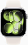 Refurbished Apple Watch Series 11 - GPS  46MM -  Silver Aluminum Case with Starlight Sport Band