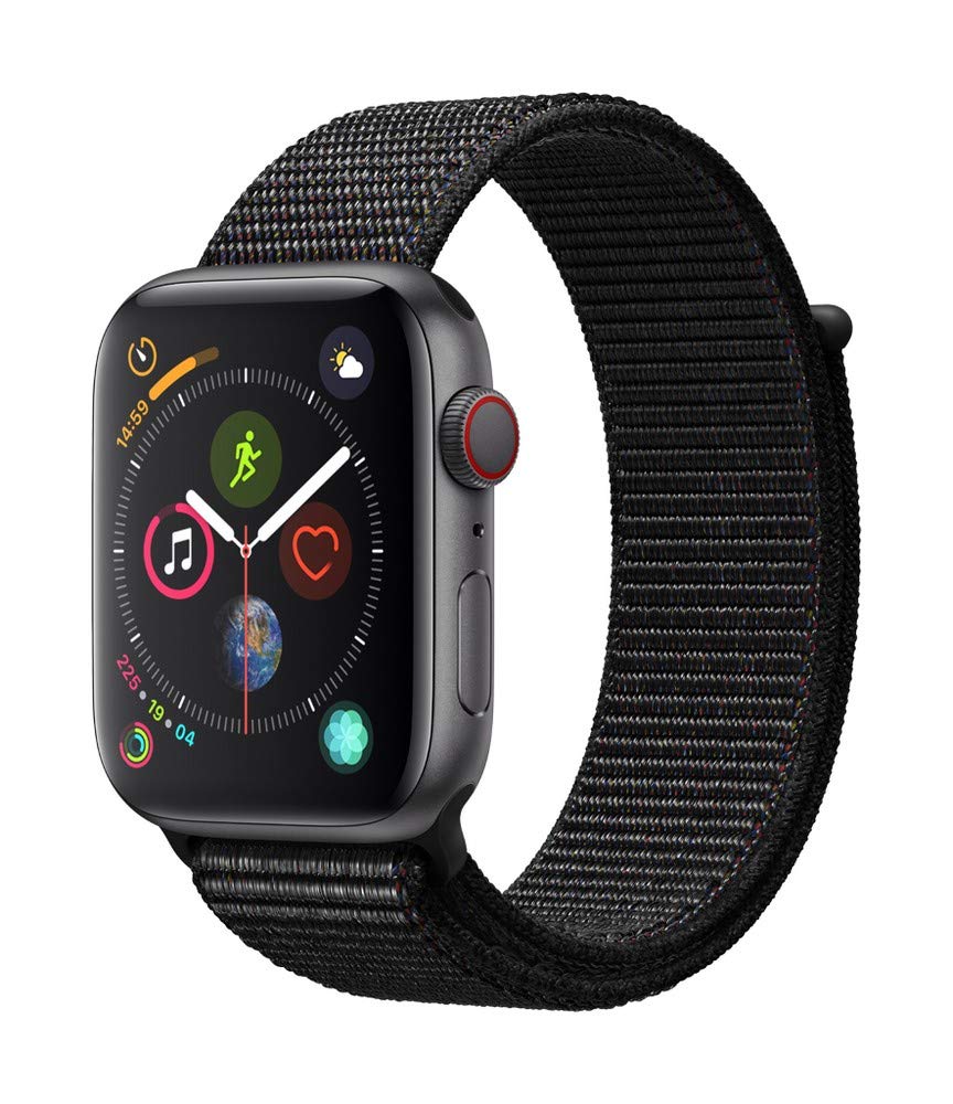 Apple Watch Series 4 (GPS + Cellular 44MM ) -  Space Grey Aluminum With Black Sport Loop (Copy)