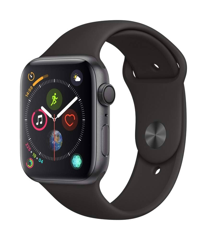 Apple Watch Series 4 (GPS 44MM ) -  Space Grey Aluminum With Black Sport Band
