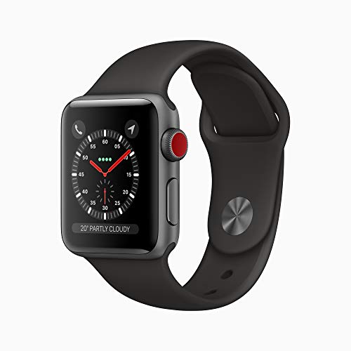 Apple Watch Series 5 (GPS + Cellular 44mm) -  Space Black Aluminum With Black Sport Band