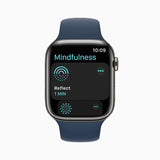 Apple Watch Series 7 (GPS 45mm) -  Blue Aluminum with Black Sport Band