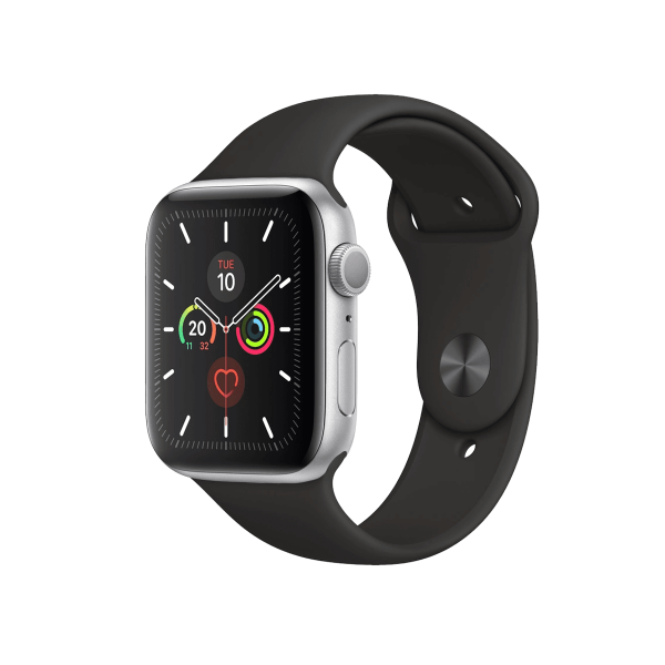 Apple Watch Series 9 ( GPS 45MM ) - Silver Aluminum With Black Sport Band