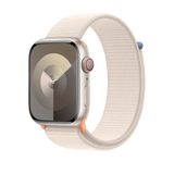 Apple Watch Series 9 ( GPS +  Cellular 45MM ) - Silver Aluminum With Cypress Sport Band